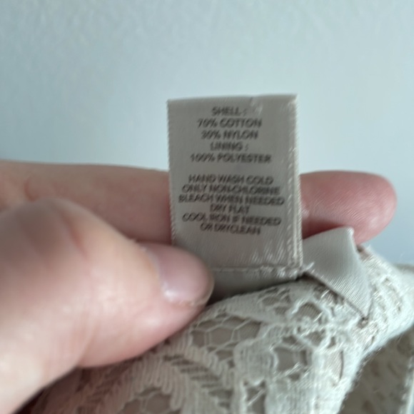 White Skirt Floral Crochet lace skirt - Picture 7 of 7